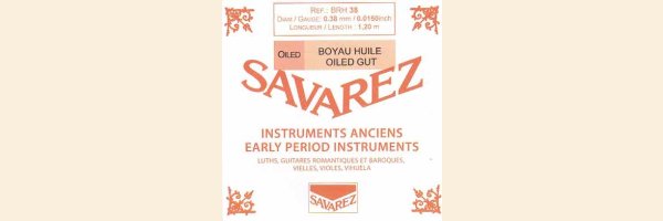 Savarez gut strings oiled BRH / varnished BRV