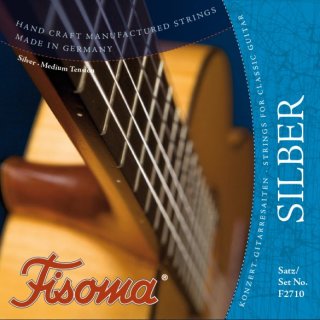 Fisoma classical guitar silver