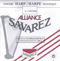 Harp String Alliance 0,37 mm red 100 cm