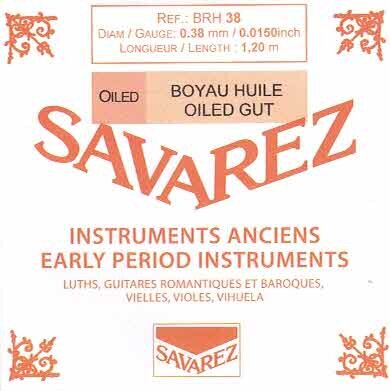 Gut oiled Savarez 0,51 mm 120 cm