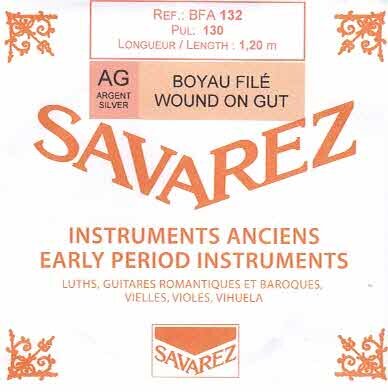 Romantic guitar bass 60 cm Savarez BFA gut wound