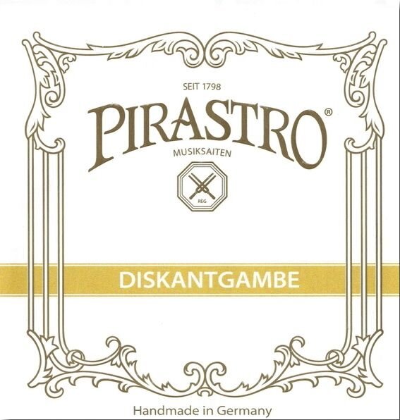 Pirastro treble viol silver plated D6 21 1/2
