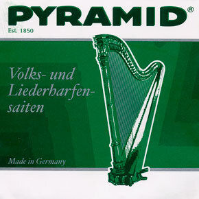 Pyramid Volks- und Liederharfe Bass Umsponnen