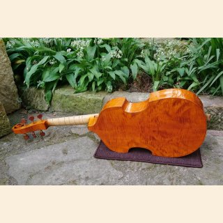 Instrument carpet Bass viol brown