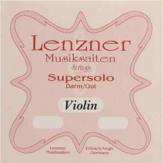 Lenzner Supersolo violin G gut - silver