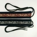 Lute strap long
 black / silver nightblue